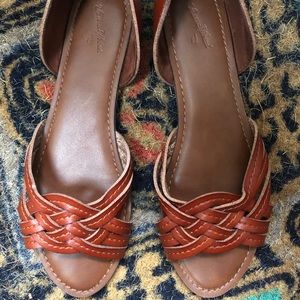 Brown sandals EUC